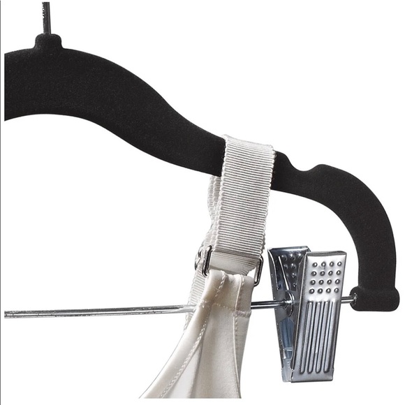 Children’s Velvet Pant Hangers-Black. Set of 14. - Picture 7 of 7